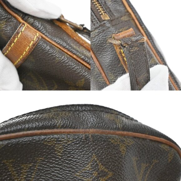 LOUIS VUITTON Danube Shoulder Bag Monogram Leather Brown France M45266 30EF717 - Picture 10 of 16